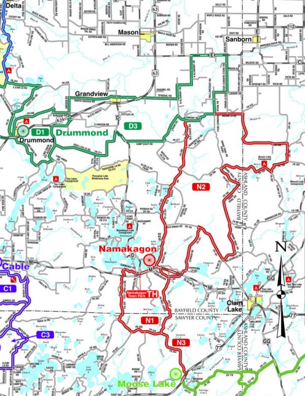 Namakagon Gravel Routes | Chequamegon Area Mountain Bike Association