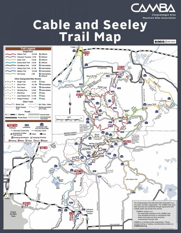 Cluster Maps | Chequamegon Area Mountain Bike Association